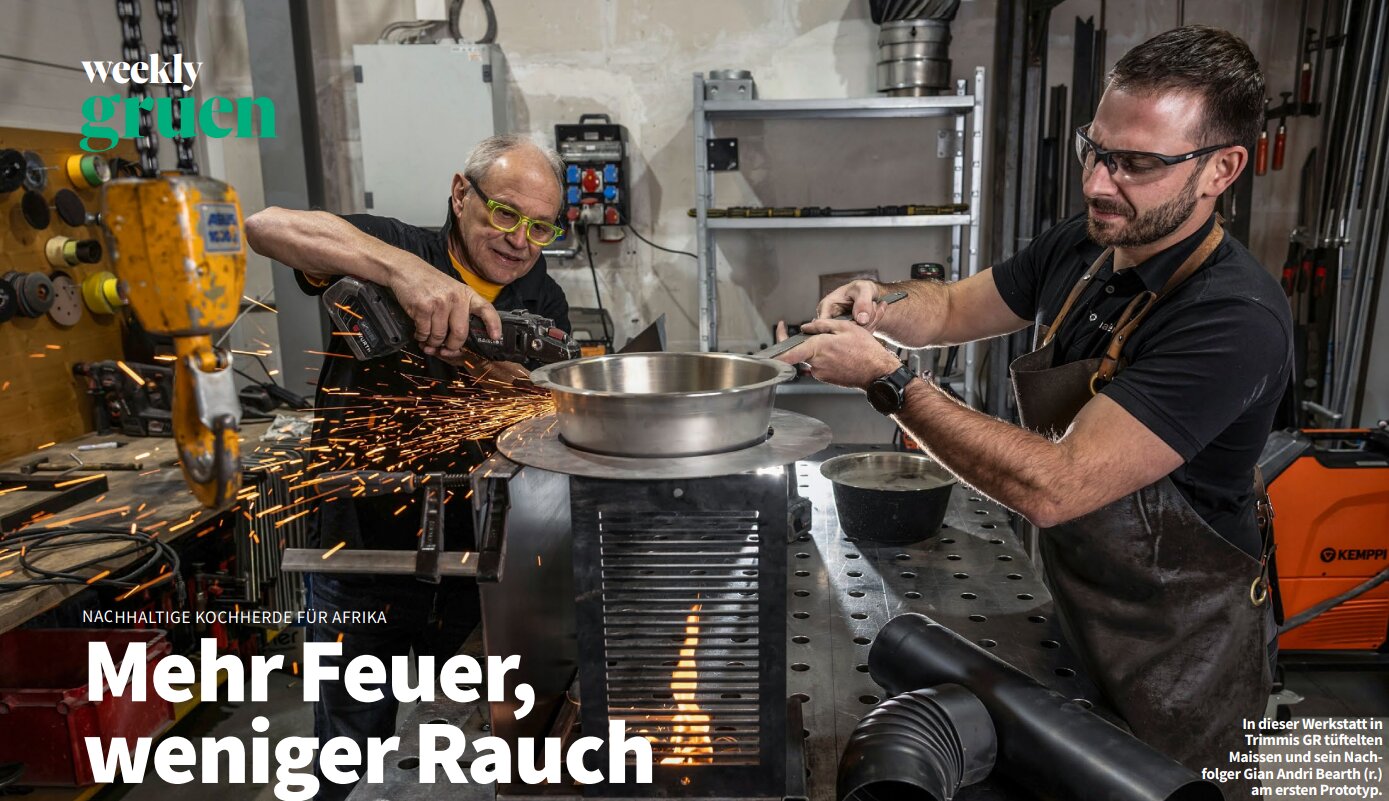 Deckblat Bericht stove plus Schweizer Illustrierte Magazin